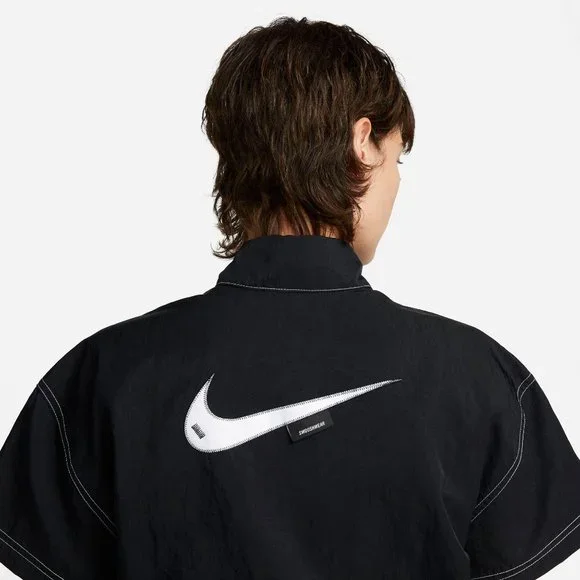 NWT Nike Women's Sportwear Swoosh Woven Dress - Picture 3 of 5